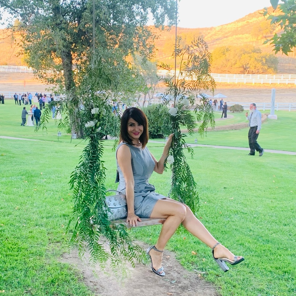 Silver/grey open back dress - Picture 10 of 11